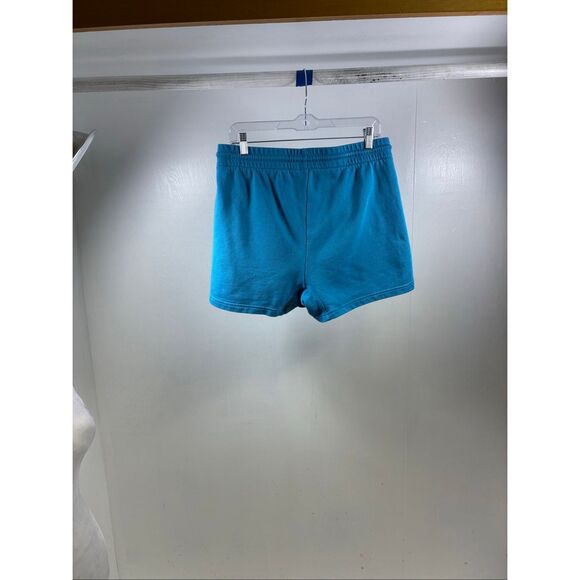 Adidas Cotton Pull-up Shorts in Blue Size L - Picture 2 of 9